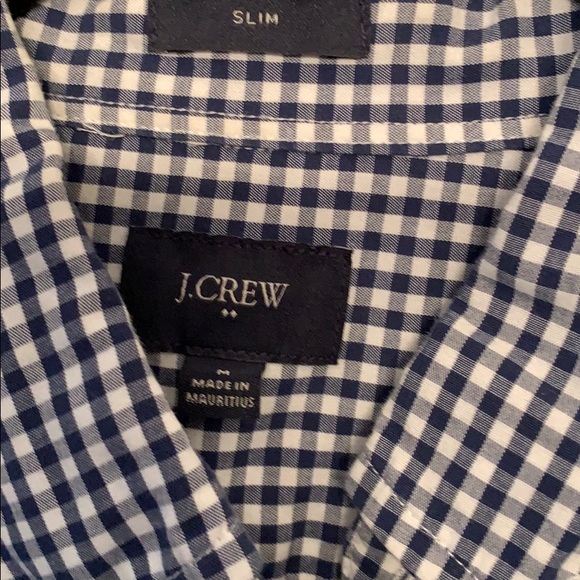 Mens shirt J Crew long sleeve slim fit M - Picture 2 of 4